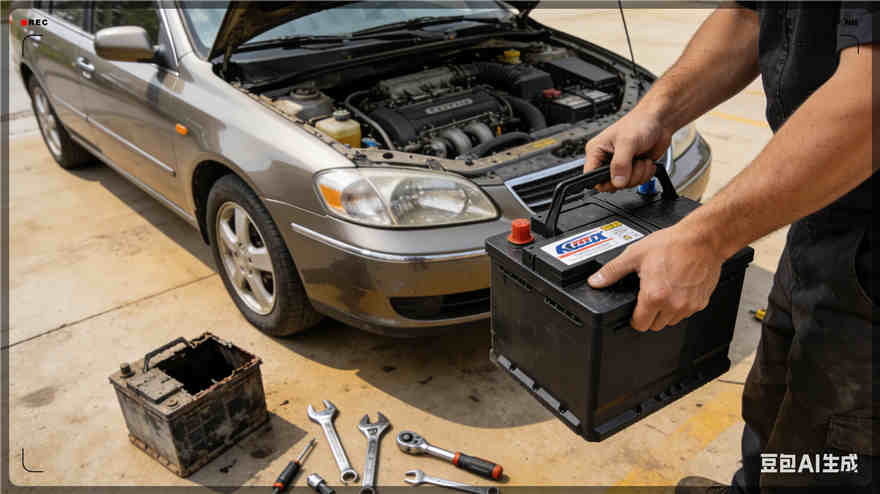 蕉城区汽车换电瓶电话【案例】