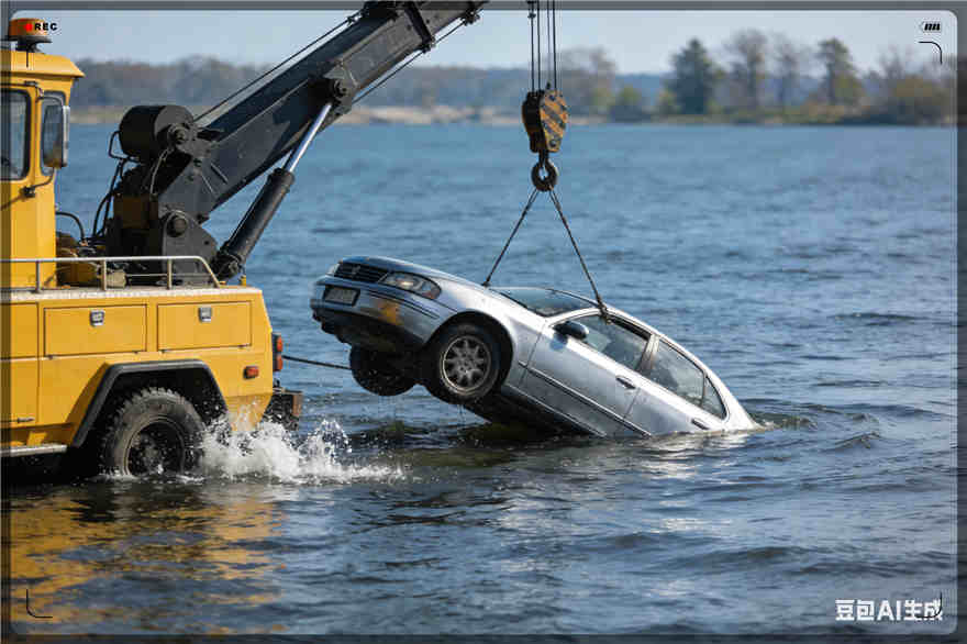 蕉城区吊车救援电话【案例】